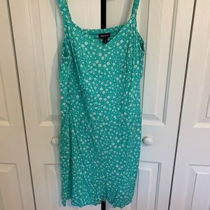 Torrid green floral romper